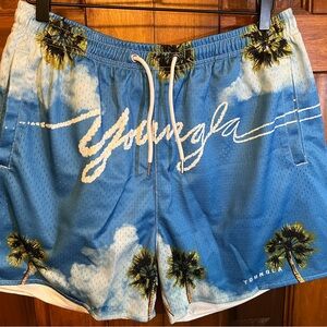 YoungLA Tropical Blue Short